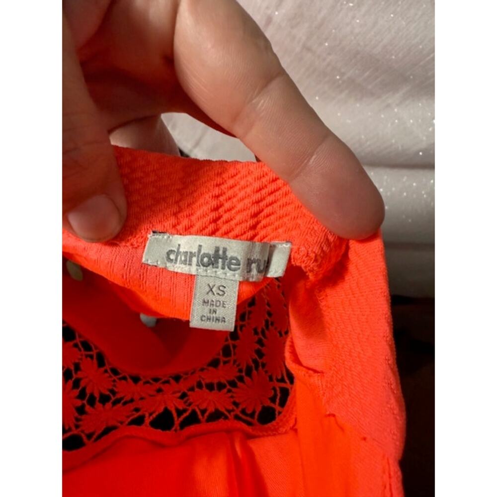 BRIGHT CHARLOTTE RUSSE STRAPLESS DRESS SIZE XSMALL - Picture 2 of 5